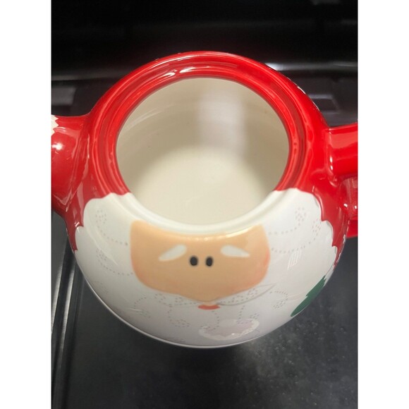 Gooseberry Patch Christmas Santa Teapot and Cup - Picture 3 of 9